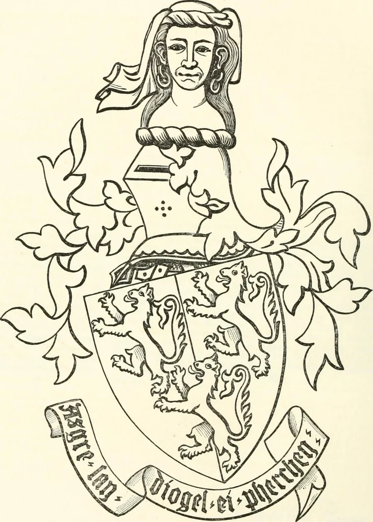 An illustration from Visitation of England and Wales, 1893, leaf 169