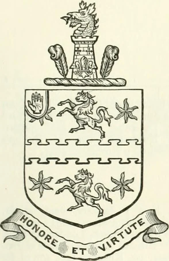 An illustration from Visitation of England and Wales, 1893, leaf 194