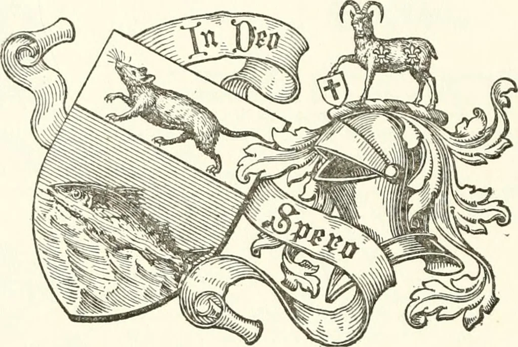 An illustration from Visitation of England and Wales, 1893, leaf 211