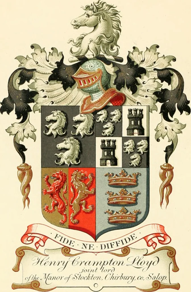 An illustration from Visitation of England and Wales, 1893, leaf 23