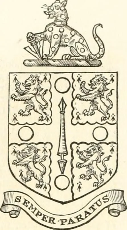 An illustration from Visitation of England and Wales, 1893, leaf 35