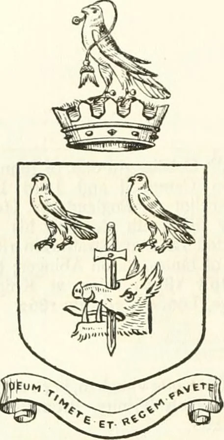 An illustration from Visitation of England and Wales, 1893, leaf 43