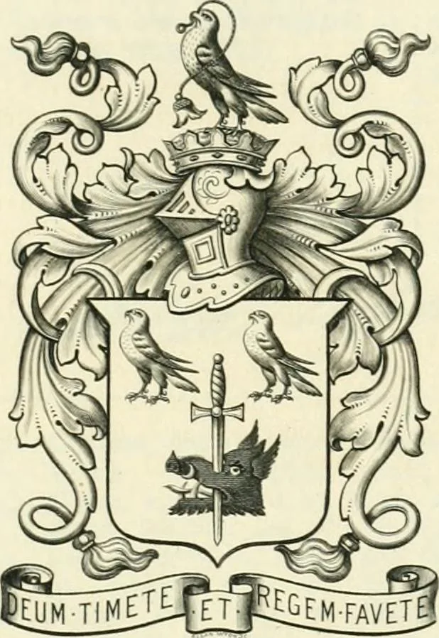 An illustration from Visitation of England and Wales, 1893, leaf 48