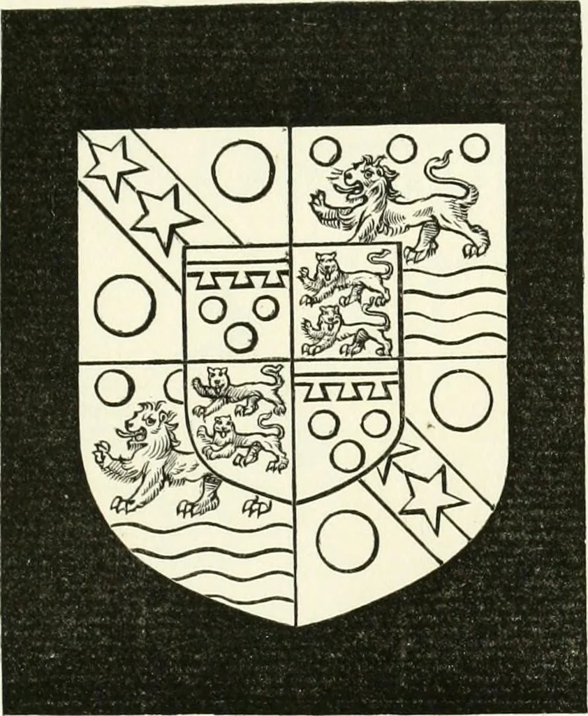 An illustration from Visitation of England and Wales, 1893, leaf 66