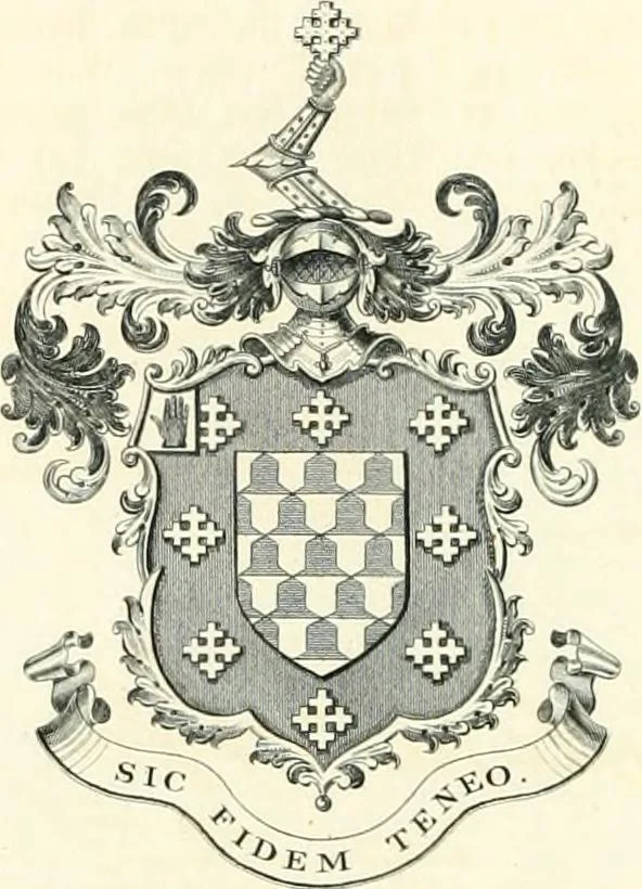 An illustration from Visitation of England and Wales, 1893, leaf 71