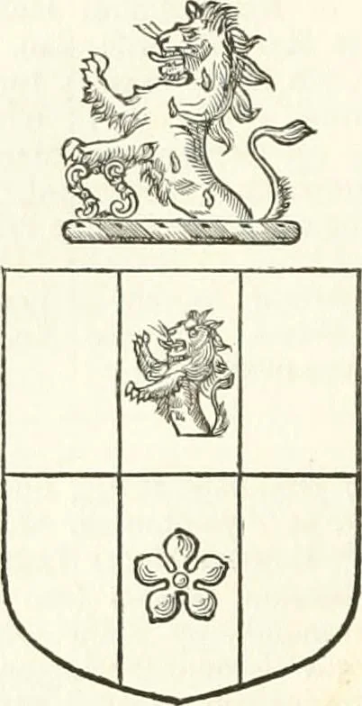 An illustration from Visitation of England and Wales, 1893, leaf 75