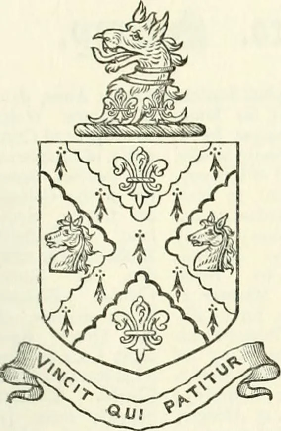 An illustration from Visitation of England and Wales, 1893, leaf 92