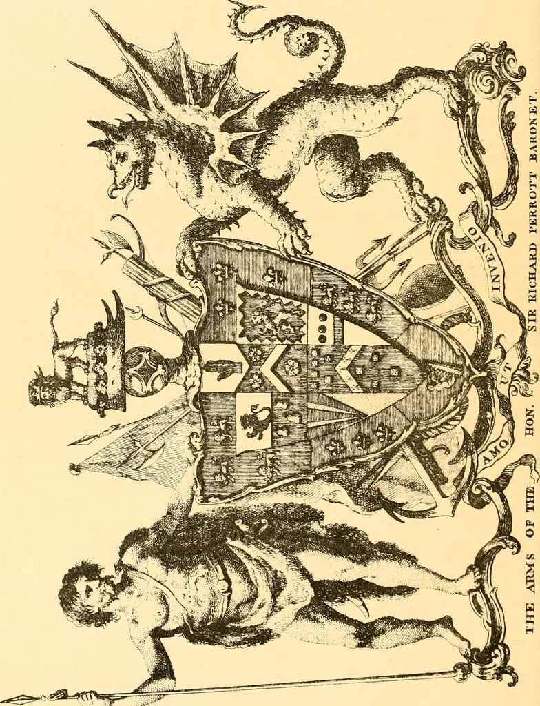 An illustration from Visitation of England and Wales, 1896, leaf 145