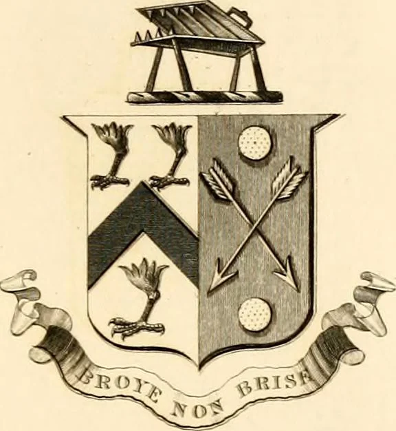An illustration from Visitation of England and Wales, 1896, leaf 168