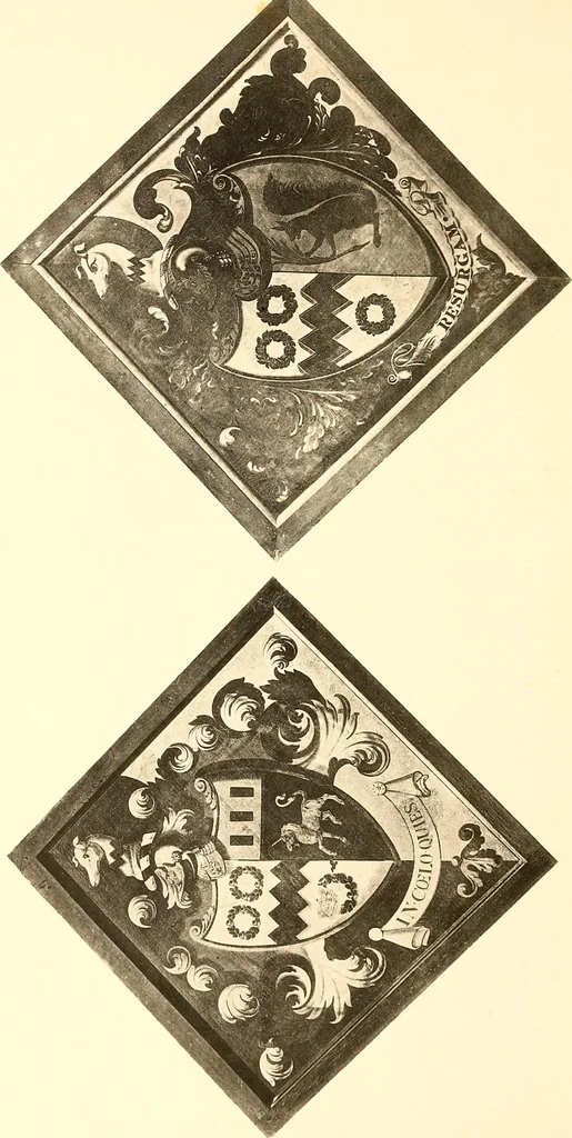 An illustration from Visitation of England and Wales, 1896, leaf 171