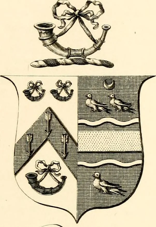 An illustration from Visitation of England and Wales, 1896, leaf 176