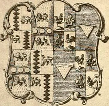 An illustration from Visitation of England and Wales, 1896, leaf 55