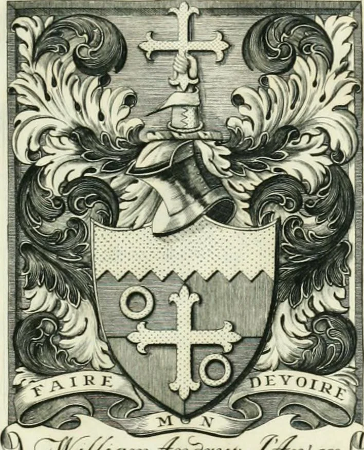 An illustration from Visitation of England and Wales, 1893, leaf 108