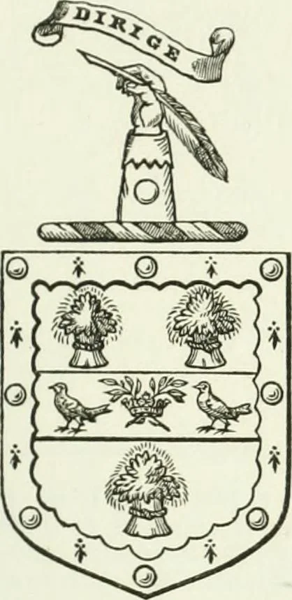An illustration from Visitation of England and Wales, 1893, leaf 110