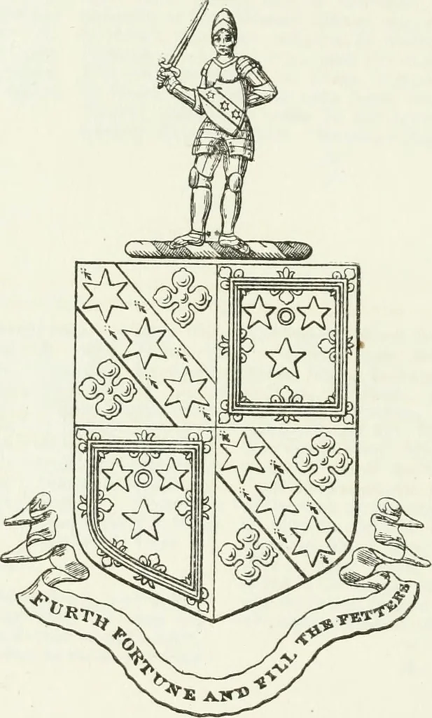 An illustration from Visitation of England and Wales, 1893, leaf 117