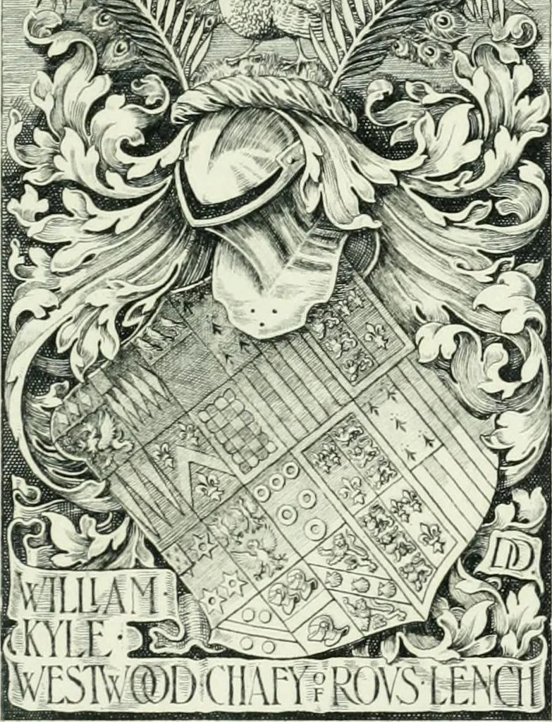 An illustration from Visitation of England and Wales, 1893, leaf 176
