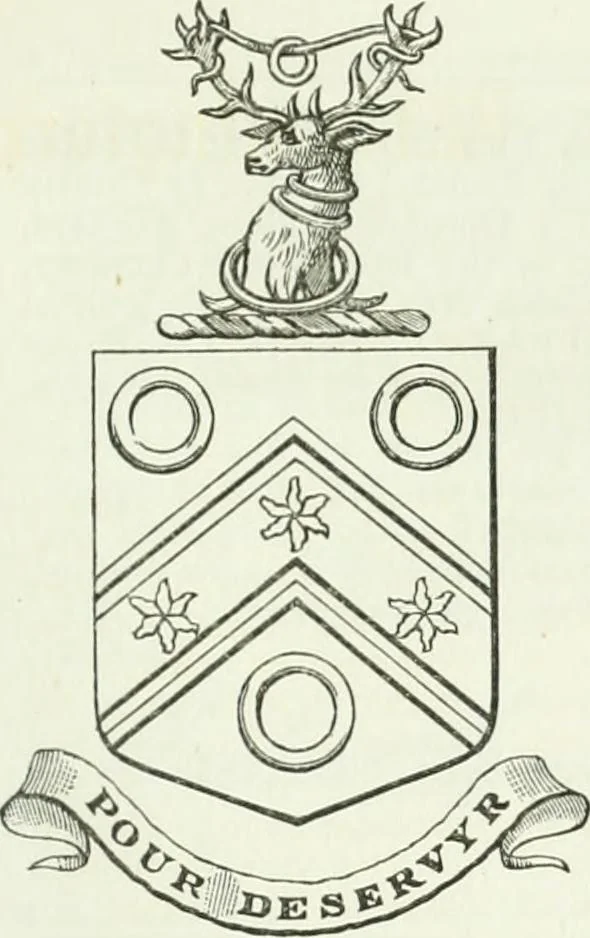 An illustration from Visitation of England and Wales, 1893, leaf 186