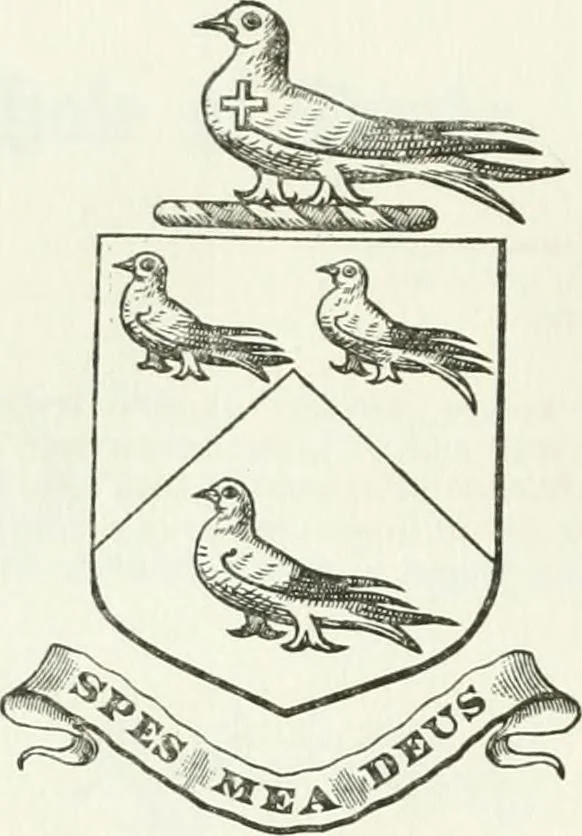 An illustration from Visitation of England and Wales, 1893, leaf 195