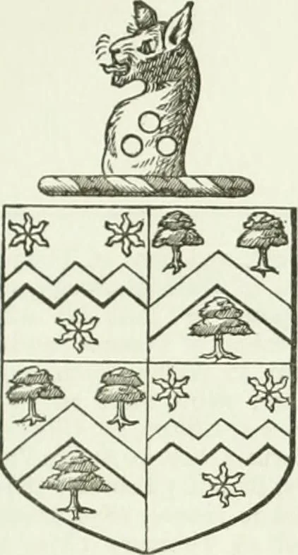 An illustration from Visitation of England and Wales, 1893, leaf 214
