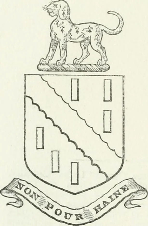 An illustration from Visitation of England and Wales, 1893, leaf 59