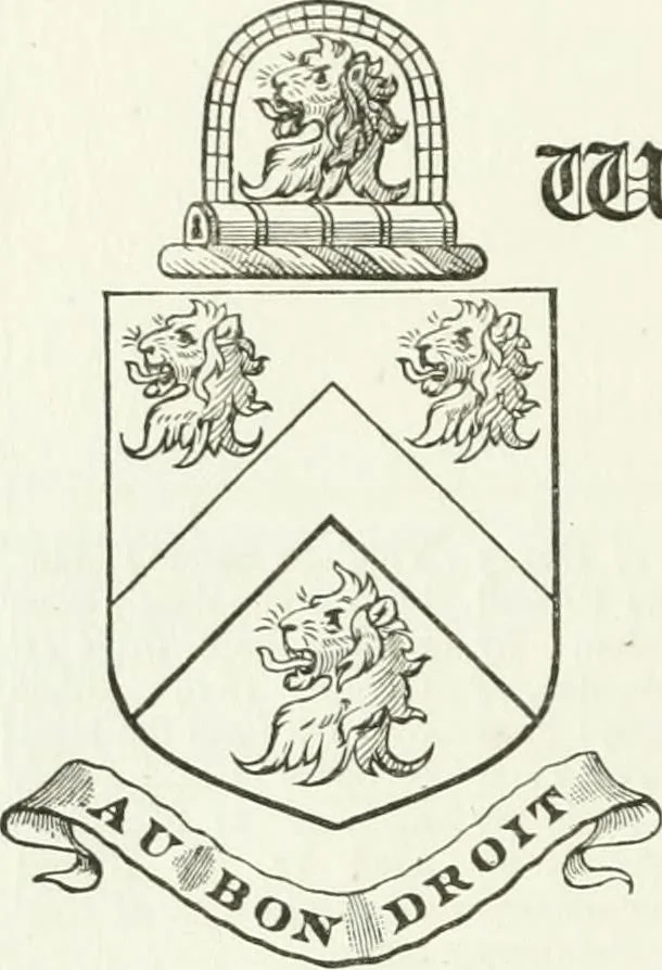 An illustration from Visitation of England and Wales, 1893, leaf 71