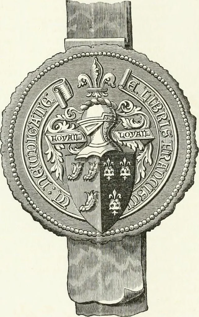 An illustration from Visitation of England and Wales, 1893, leaf 85
