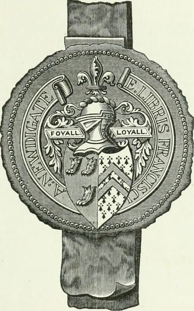 An illustration from Visitation of England and Wales, 1893, leaf 92
