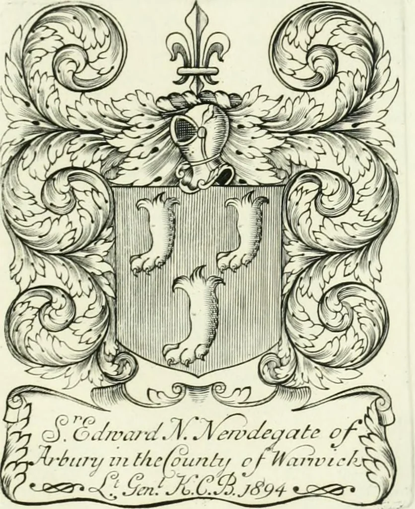 An illustration from Visitation of England and Wales, 1893, leaf 94