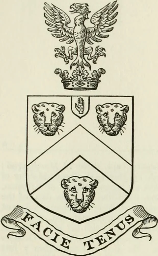 An illustration from Visitation of England and Wales, 1893, leaf 104