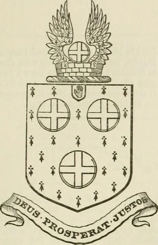 An illustration from Visitation of England and Wales, 1893, leaf 12
