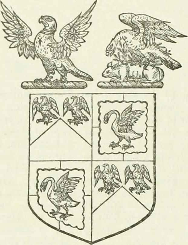 An illustration from Visitation of England and Wales, 1893, leaf 135