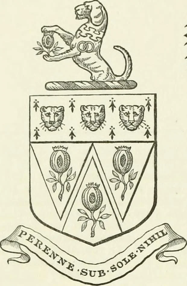 An illustration from Visitation of England and Wales, 1893, leaf 143
