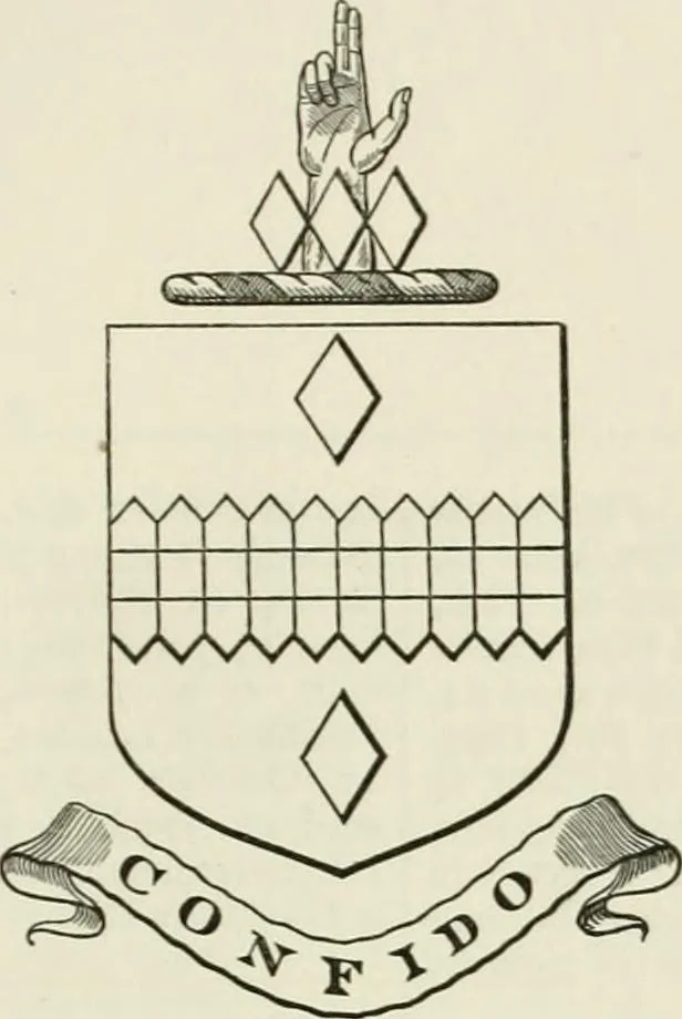 An illustration from Visitation of England and Wales, 1893, leaf 188