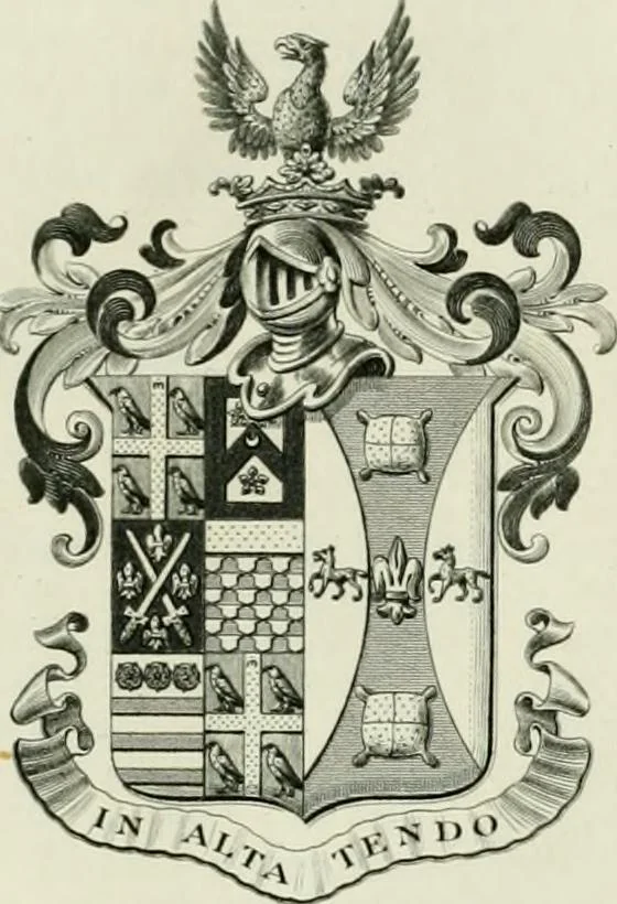 An illustration from Visitation of England and Wales, 1893, leaf 26