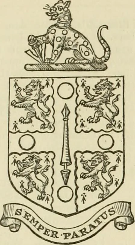 An illustration from Visitation of England and Wales, 1893, leaf 46