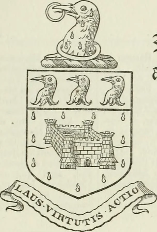 An illustration from Visitation of England and Wales, 1893, leaf 88