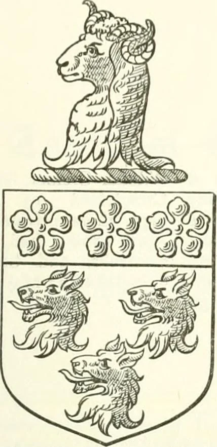 An illustration from Visitation of England and Wales, 1893, leaf 100