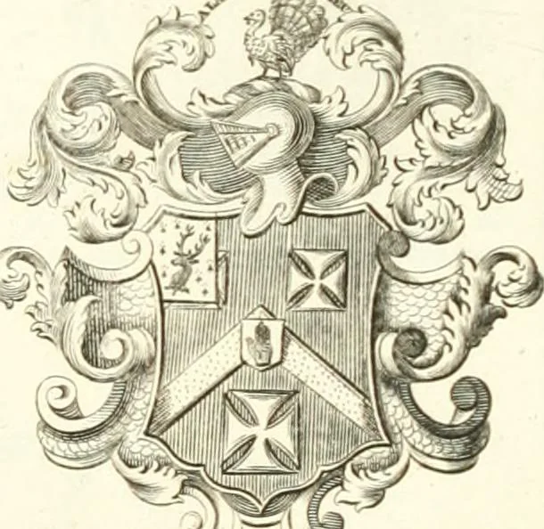 An illustration from Visitation of England and Wales, 1893, leaf 121