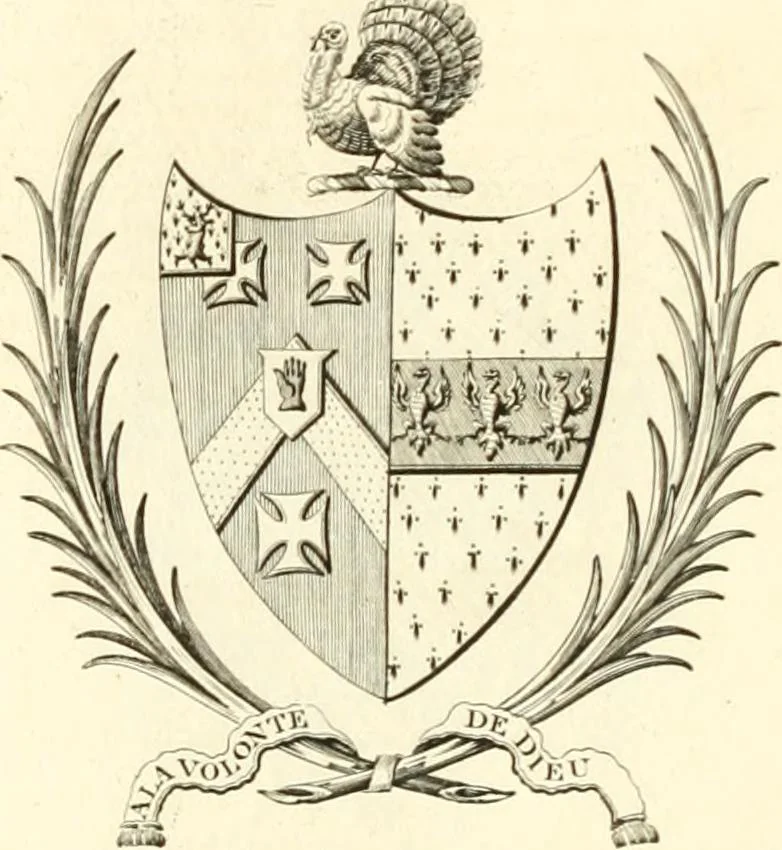An illustration from Visitation of England and Wales, 1893, leaf 123