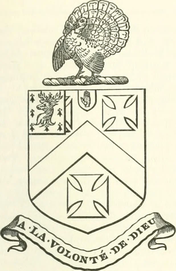An illustration from Visitation of England and Wales, 1893, leaf 124