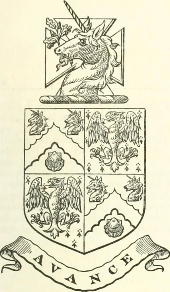 An illustration from Visitation of England and Wales, 1893, leaf 32