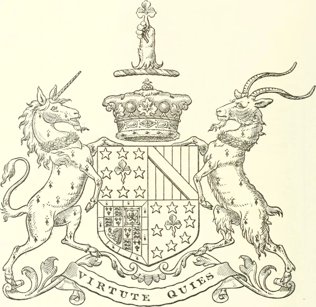 An illustration from Visitation of England and Wales, 1893, leaf 69