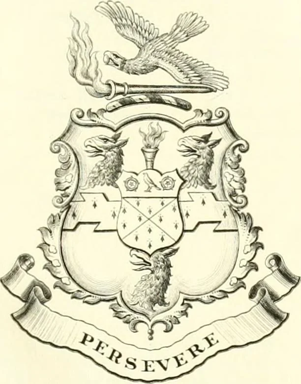 An illustration from Visitation of England and Wales, 1893, leaf 92