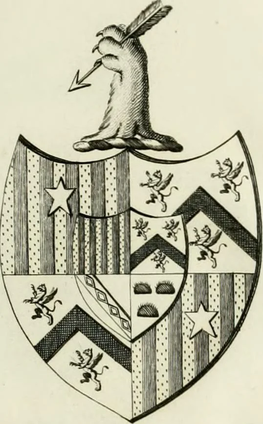 An illustration from Visitation of England and Wales, 1893, leaf 134