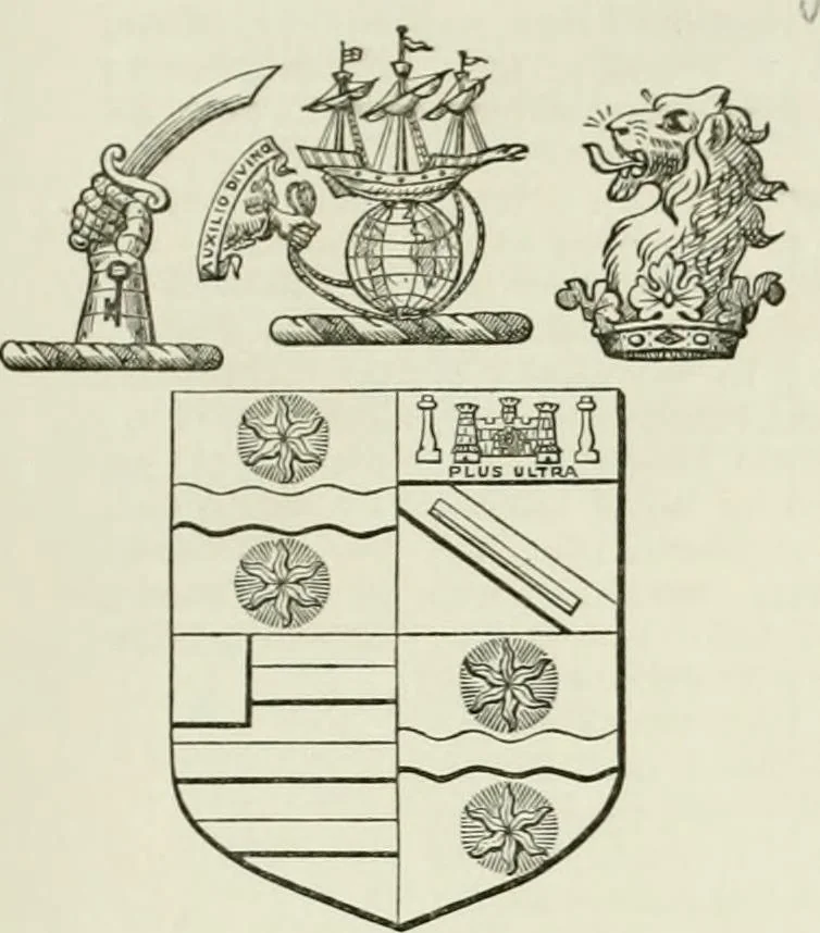 An illustration from Visitation of England and Wales, 1893, leaf 16