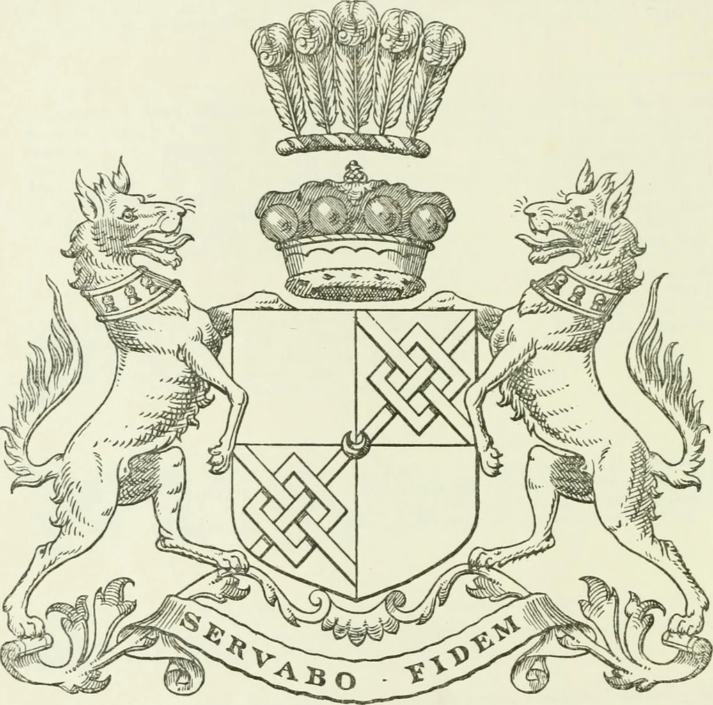 An illustration from Visitation of England and Wales, 1893, leaf 35