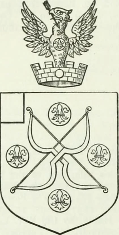 An illustration from Visitation of England and Wales, 1893, leaf 61
