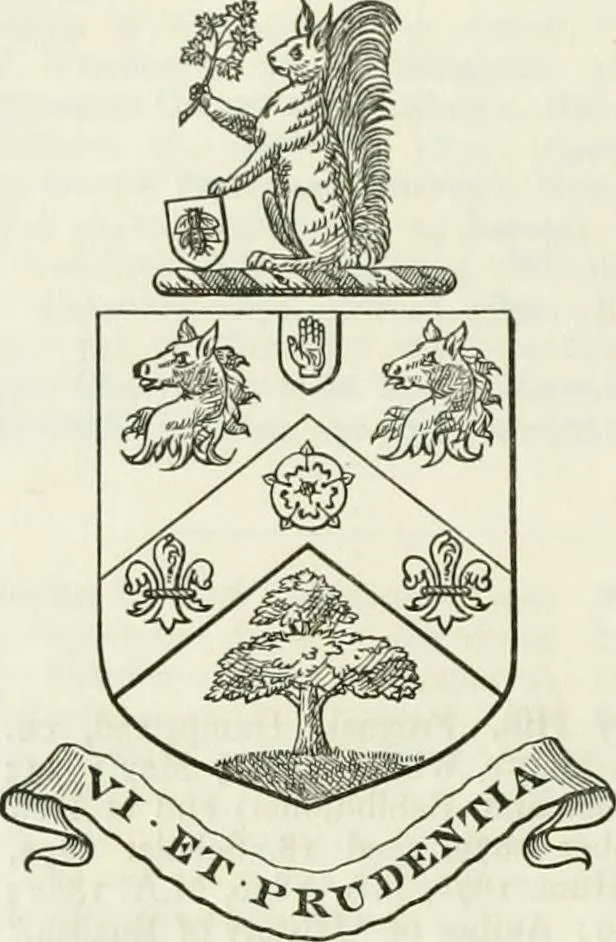 An illustration from Visitation of England and Wales, 1893, leaf 73