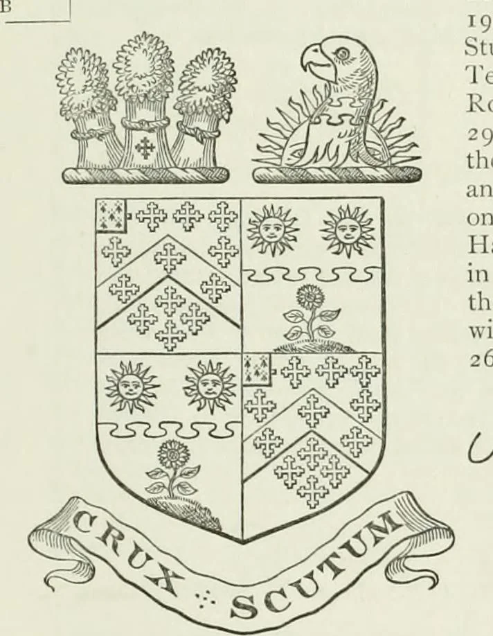 An illustration from Visitation of England and Wales, 1893, leaf 96