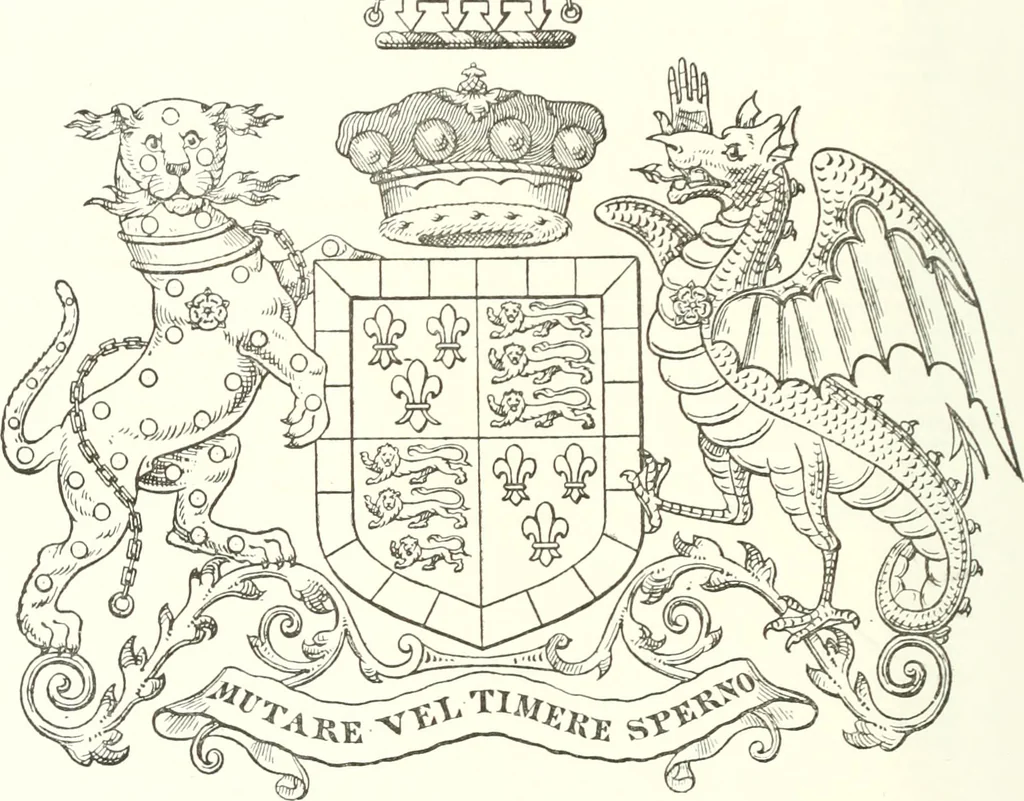 An illustration from Visitation of England and Wales, 1893, leaf 127